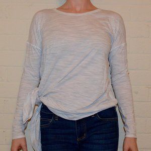 Lululemon side tie yoga shirt